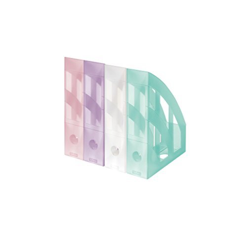 4 Herlitz Stehsammler / Plastik Stehordner / 4 verschiedene Farben