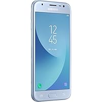 Samsung Galaxy J3 Smartphone (12,67 cm (5 Zoll) Display, 16 GB Speicher, Android 7.0) blau