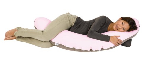 Doomoo Buddy SJ B10 – Cotton – großes Stillkissen, Farbe elfenbein / safari (ivory / safari) - 4