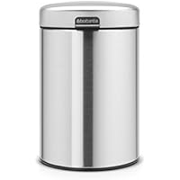 Brabantia Newicon Cubo de Basura Mural de 3 L, Acero Inoxidable, Acero Mate, 3 litros
