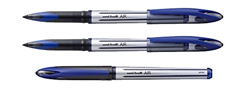 PACK LOTE de 3 Bolígrafos Uni Ball Roller Air Azules 0,7 mm