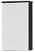 Produktbild FACKELMANN 80903 Hängeschrank KARA links anthrazit/weiß 70x40x22