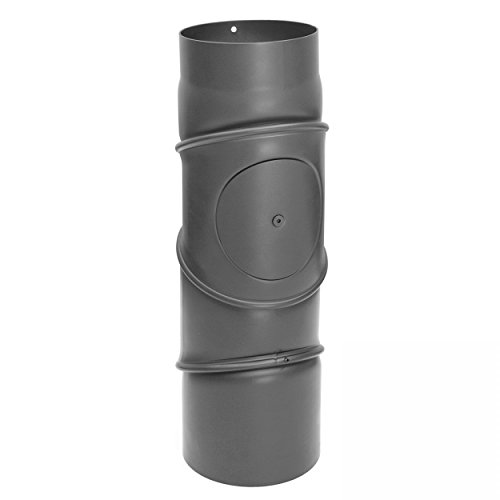 raik SH062-150-gg Rauchrohrbogen / Ofenrohr 150mm – Multibogen gussgrau - 2