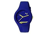 Puma Time Damen-Armbanduhr PU-Form Blueberry Gold Analog Quarz Silikon PU103001016