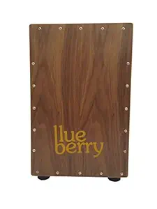 Blueberry C-13 Cajon Box Drum Wooden Percussion clapbox beatdrum Internal Metal String snare for Adjustable Snare Effect, Birch wood Handcrafted handdrum