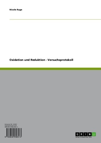 Oxidation und Reduktion - Versuchsprotokoll