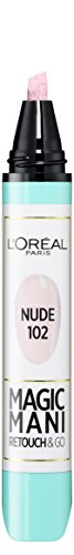 L ‚Oréal Paris Make Up Designer Magic Mani Nagellack Lackstift Filz 102 Nude 4 ml - 2