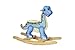 Fantasy Fields by Teamson Dinosaur Kingdom Childrens Wooden Kids Rocking Dinosaur Horse Toy TD-0077A