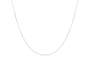 jewellerybox Sterling Silver Belcher Chain 16-22 Inches