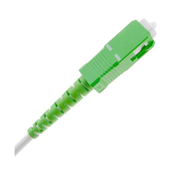Cable de fibra óptica SC/APC a SC/APC (monomodo simplex 9/125, de 10 m) - Image 5