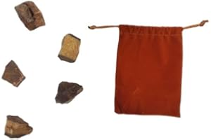 PANDIUI23 Pietra occhio di tigre naturale da 20 a 30 mm 5 pezzi, occhio di tigre grezzo protezione, cristallo occhio di tigre naturale per la fabbricazione di gioielli (occhio di tigre, 5)