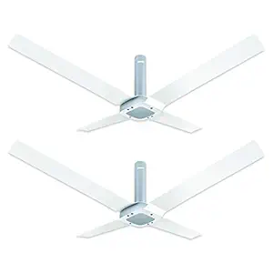 Luminous New York Madison Ceiling Fan (Alice White, Pack of 2)