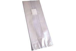 SUCOHANS 10 Count Mushroom Bags/Mushroom Grow Bags/Farm Mushroom Spawn/Sealable Spawn/Myco Bags, Medium Size 5" X 5" X 19",0.2 Micron Filter, 2.5 Mil Polypropylene,for Substrate Autoclavable