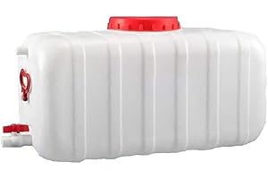 GQZJY Jerrican Eau Extérieur Bidon d'eau avec Robinet de Grande capacité réservoir d'eau Potable de Conteneur d'eau Épais pour Randonnée d'urgence en Camping Car Barbecue(Size:27.5L)