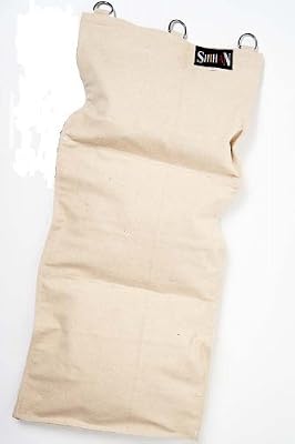 3 SECTION WALL BAG Kung Fu SAND Wall Punch Bag 3 Section - WHITE, Wing Chun,Wall Boxing Strike Bag,Punch Mitts by SHIHANSAND WALL BAG