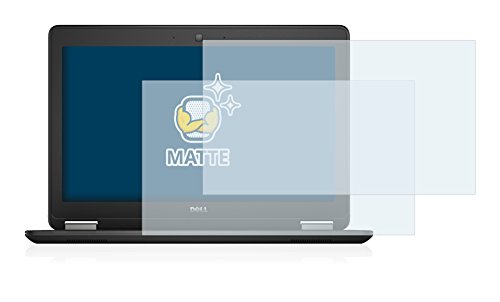 2x BROTECT Matte Displayschutzfolie für Dell Latitude 12 E7250 Non-Touch Schutzfolie Matt, Antireflex Folie - 2