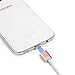 Produktbild Urcover Tech Magnetisches USB Ladekabel Micro USB Snap Rose Gold [ Fast Charging ] mit LED Statusanzeige kompatibel mit Android Smartphones und Tablets