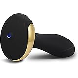 Lovey Angel 10 modos de vibración Nuevo Masajeador de silicona para Ccuerpo,Plug Anal Vibrador +Impermeable y USB Recargable con Imán +de grado médico+para Hombre Mujer Pareja