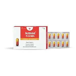 Activist P- Cumin Capsule | Paperine Capsule in Curcumin Oil Capsule | Nutritional Dietary Supplement (10 Capsule)