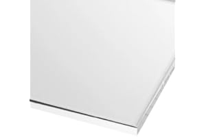 CRESTGLASS Sign Materials Direct 3mm Perspex Clear Acrylic Plastic Sheet 31 SIZES TO CHOOSE (420mm x 297mm / A3)