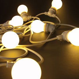 Preisvergleich Produktbild Bella Vista Outdoor Led Lichterkette Weiß Home Beleuchtung Zubehör