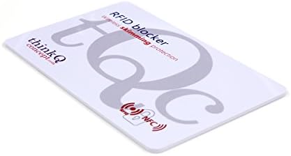 RFID/NFC Blocking Card By thinkQ concept®; Active Card Protection; Wireless Skimming Protection; Easy Fits And Protects Your Entire Wallet; No RFID Blocking Sleeves And No Batteries Required