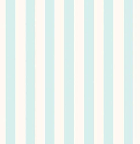 Jodds Luxury Blue & Cream Striped Gift Wrap - 2 Sheets with Matching Gift Tags