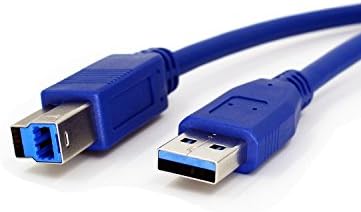 STYLETECK® Printer Cable, USB 3.0 High-Speed Data Transfer Lead Type A to B Male Cord for HP Epson Canon Dell Xerox Kodak HP Lexmark Fax Samsung Portable Scanner Office Copier Computer - 1M