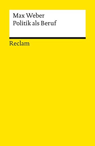 Universal-Bibliothek Nr. 8833: Politik als Beruf