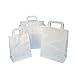 Produktbild 250 Papiertragetaschen Papiertüten Einkaufstüten Tragetaschen aus Papier weiß 70-80g/m² mit Innen Flachhenkel aus Papier Verschiedene Größen zur Auswahl (32+12x40cm 80g)