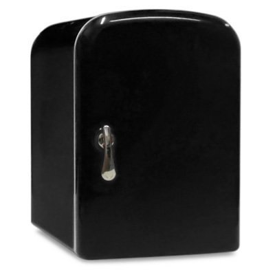 Preisvergleich Produktbild 4 Litre Black Mini Travel Fridge by Sky Industry