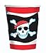 Produktbild Party Bags 2 Go Piraten Party Supplies - Party Becher, 8er Packung