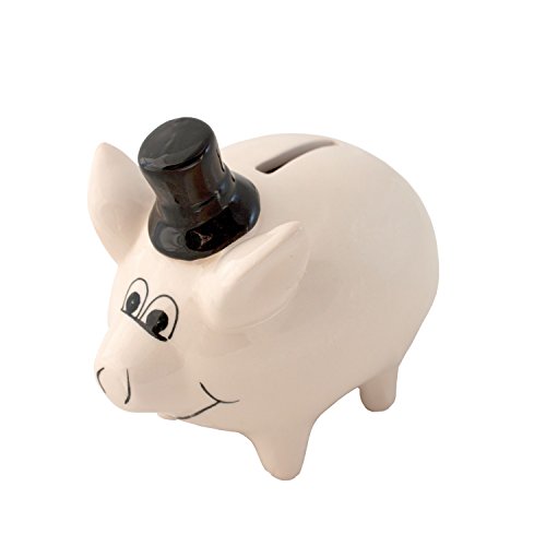 Sparschwein Brautpaar, 2er Set Keramik - 3