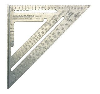 Swanson EU202 METRIC SPEED SQUARE, Grau, 25 cm