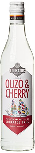Loukatos Ouzo und Cherry Früchte (1 x 0.7 l)