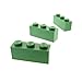 Produktbild 3 x Lego System Bau Stein Sand grün 1x3 Basis Basic Brick für Set 3450 7194 9471 10217 3622