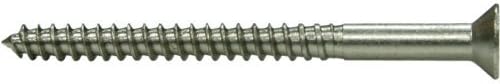 Deltana SCWB1025 2-1/2 #10 Solid Brass Wood Screw, Oil Rubbed Bronze by Deltana