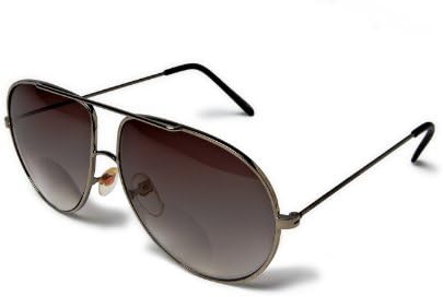 'ROCCO' DESIGNER BIFOCAL AVIATORS +2.50 by 'EyeSpecial Eyes'