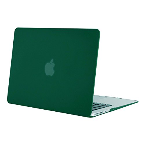 MOSISO Ultra Slim Plastik Hartschale Schutzhülle Snap Case für MacBook Air 13 Zoll (A1466 / A1369), Pfau Grün