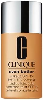 Clinique Even Better Makeup Medium Coverage Foundation Broad Spectrum SPF 15 fondotinta modulabile | Uniforma il tono e riduce l'aspetto delle macchie scure, 30 ml