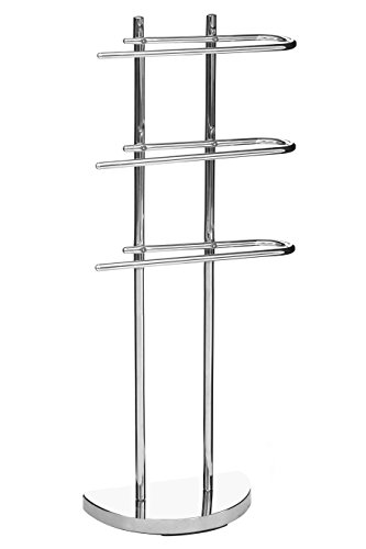 Premier Housewares Handtuchständer mit 3 U-förmigen Armen, Chrom - 3