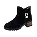 Produktbild Stiefel Damen, LANSKIRT Martin Stiefel Hochhackiger Reißverschluss Stiefeletten Halbschaft Stiefel Plateau Blockabsatz Knöchelhohe Stiefel Boot Sandalen Sneakers Schuhe