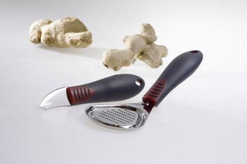 G S D Haushaltsgeräte 44 018 Set Ingwerreibe und Ingwerschäler