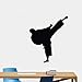 Produktbild 46 CM * 56 CM Mode Karate/Taekwondo Wandaufkleber Standing Kick Martial Sport PVC Decor