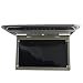 Produktbild Hahaiyu 15,6-Zoll-HD 1080P-Flip-Down-Monitor Ultra-Full-Format-HDMI- / Auto-MP5-Player, auch USB, SD, FM. LED-Umgebungslicht, Multi-Funktions-Player,Beige