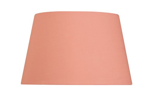 Oaks Lighting Lampenschirm, trommelförmig, Baumwolle, 40,6 cm, Blassrosa