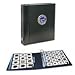 Produktbild SAFE 481 Ringbinder Münzalbum Compact A4 PREMIUM COLLECTION mit farbiger 3 D Metallplakette für Münzrähmchen + 5 x SAFE Nr. 433 Münzhüllen - Ergänzungsblätter Compact A4 - für Münzrähmchen KLEIN 50x50 mm je Blatt - PLatz für 100 Rähmchen / Coinholder - EXTRA starke Folie und verstärkter Lochung