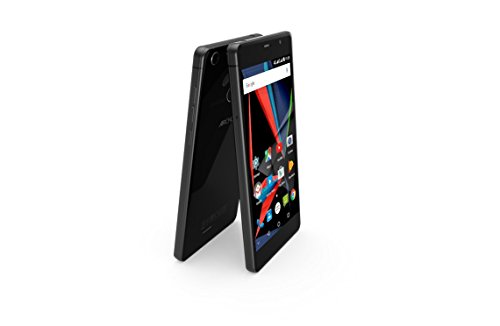 ARCHOS Smartphone 55 Diamond Selfie Lite (13,97 cm (5,5 Zoll) FHD IPS Display, 16GB, Android 6.0 Marshmallow) schwarz
