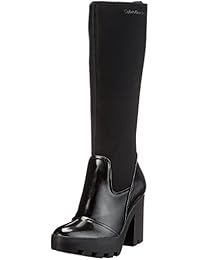 Calvin Klein Sintra Neoprene/Box Smooth, Botas Para Mujer