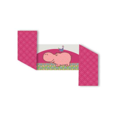 Tots by Smart Rike 120 - 202 paracolpi Joy Hippo, Rosa